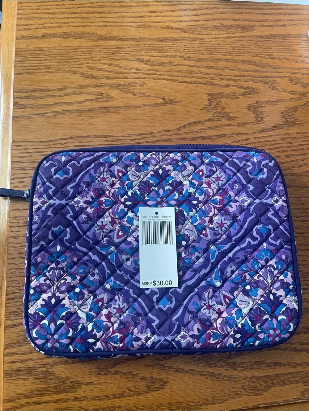 Vera Bradley “Iconic TABLET Sleeve” in Regal Rosette pattern